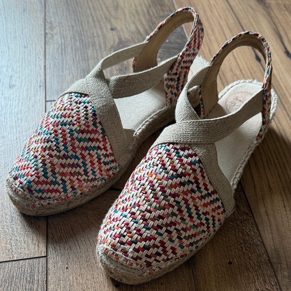 Toni Pons Origens Hand-Stitched Multicolor Woven Espadrilles - 39 (8-8.5)